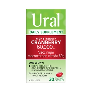 Ural High Strength Cranberry 30 Capsules