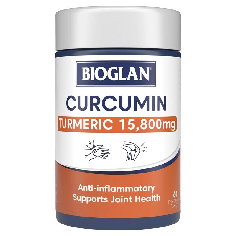 Bioglan Curcumin Turmeric 15,800mg 60 Tablets