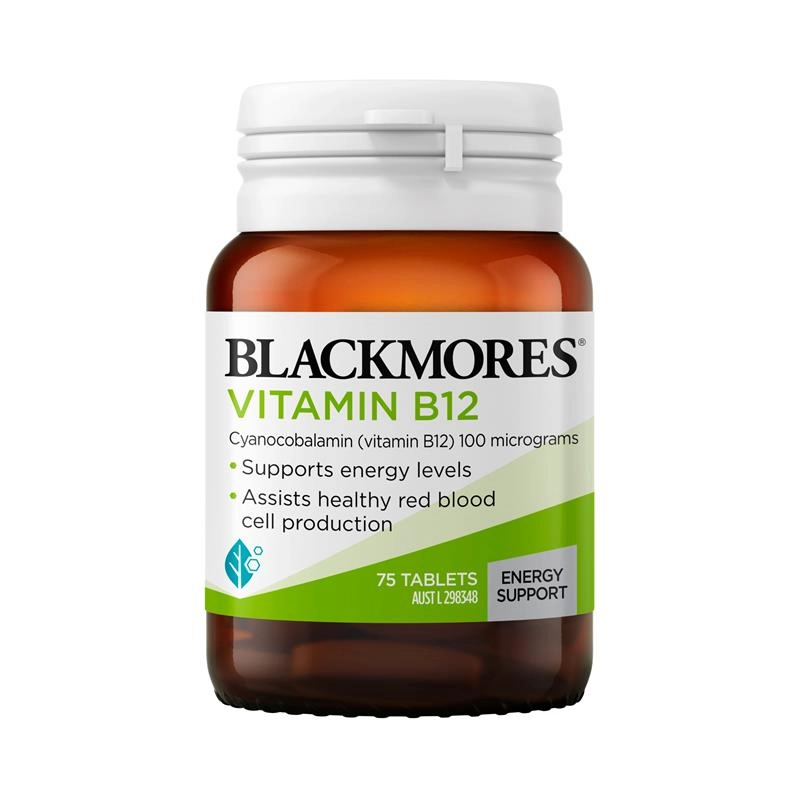 Blackmores B12 100MCG (75 Tablets)