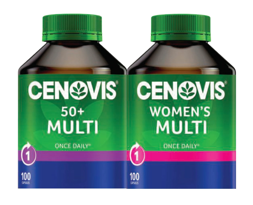 Cenovis Once Daily 50+, Women's Multi Vitamins 100 Capsules