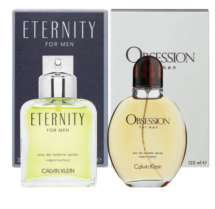 CK Eternity 100ml EDT or Obsession 125ml EDT