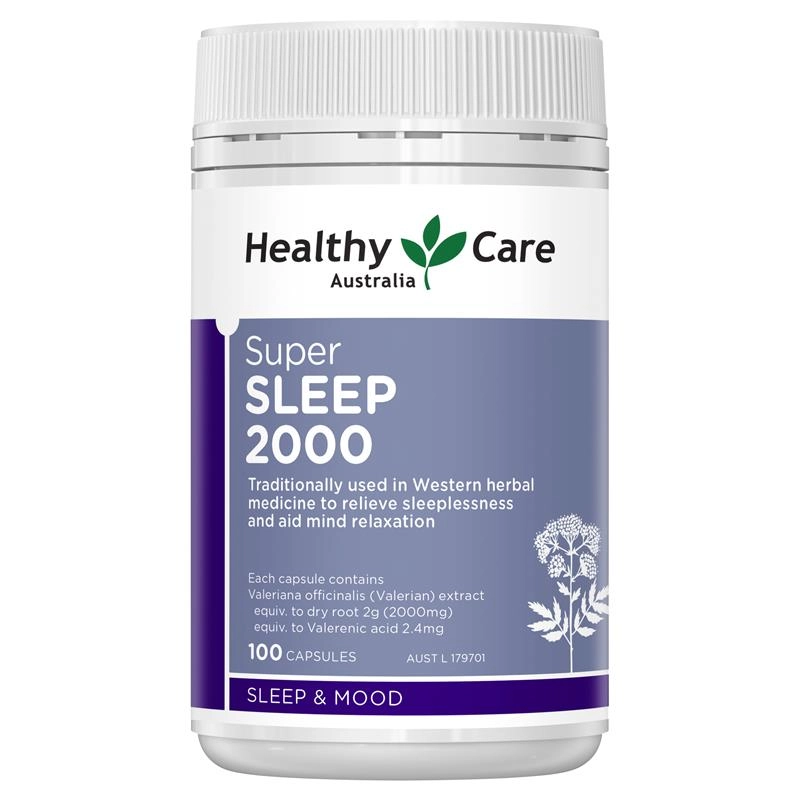 Healthy Care Super Sleep 2000 100 Capsules