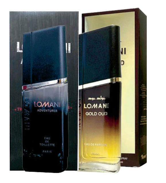 Lomani Adventurer 100ml EDT or Gold Oud 100ml EDP