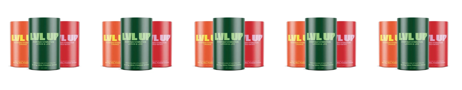 LVL Up Everyday Hydration Sticks Range