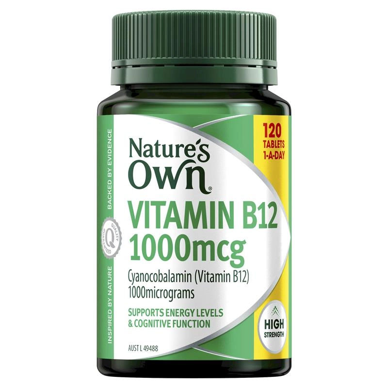 Nature’s Own Vitamin B12 1000mcg 120 Tablets