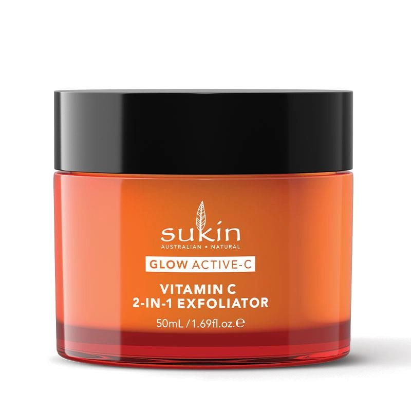 Sukin Glow Active-C Vitamin C 2-In-1 Exfoliator 50ml