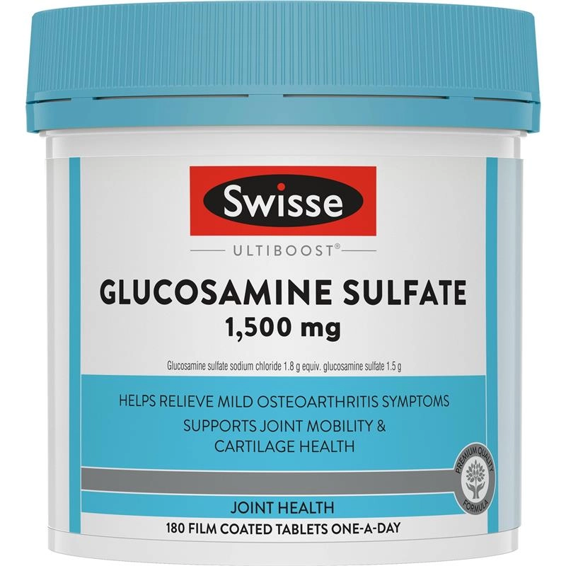 Swisse Ultiboost Glucosamine Sulfate 1,500mg 180 Tablets