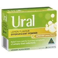 Ural Effervescent Powder Lemon 28 Sachets