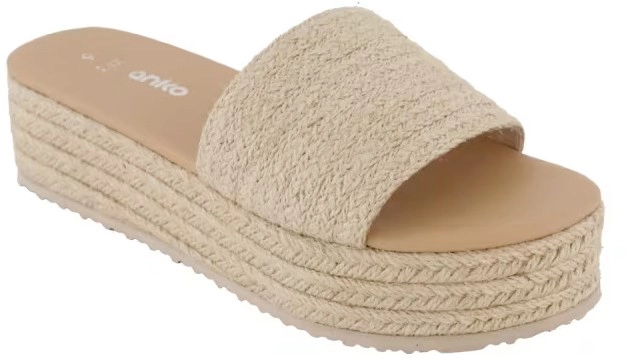 Casual One Band Espadrille Flatform Heels