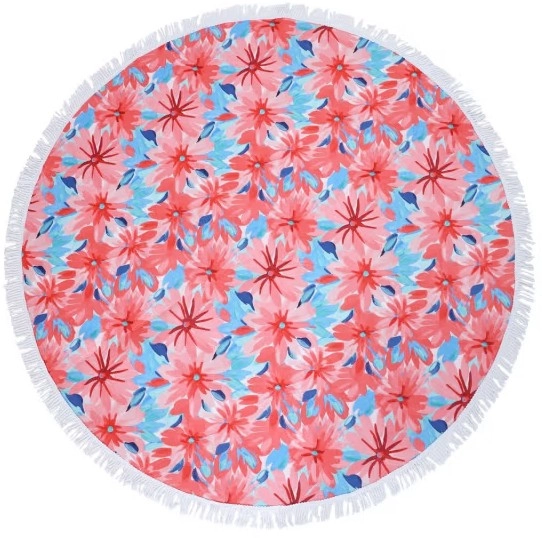 Floral Round Mat