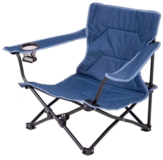 Low Camp Chair with Arms