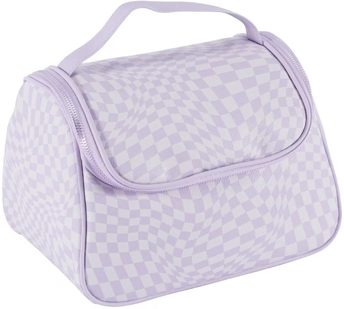 OXX Cosmetics Makeup Bag - Large, Wave Check