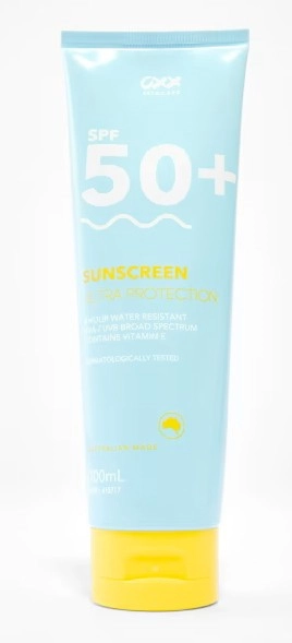 OXX Skincare SPF 50+ Ultra Protection Sunscreen 100ml - Vitamin E