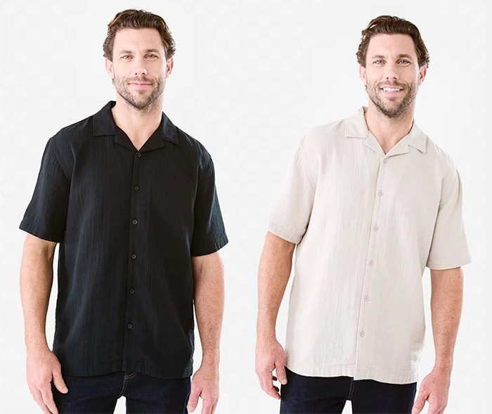 Short Sleeve Double Cloth Shirt