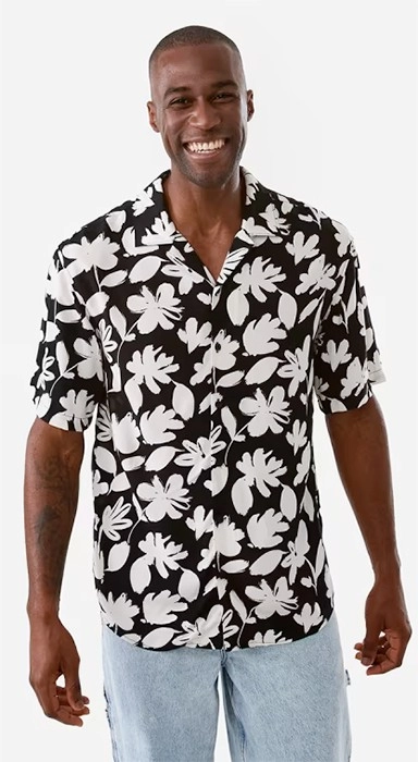 Short Sleeve Resort Print Shirt