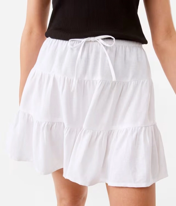 Tiered Mini Skirt