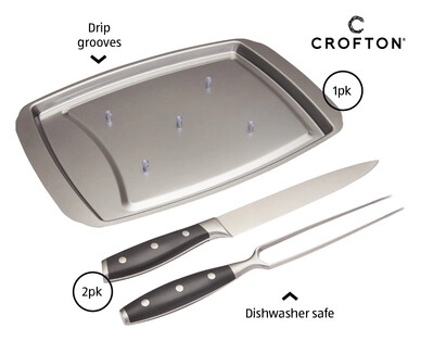 Carving Tray or Carving Knife and Fork Set