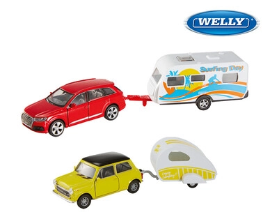 Die Cast Car Trailer Set