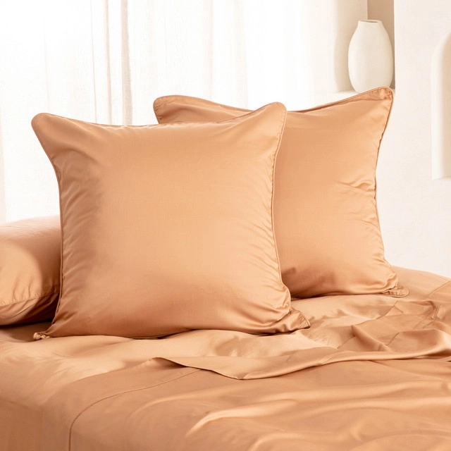 400 Thread Count Bamboo Cotton European Pillowcase by Habitat