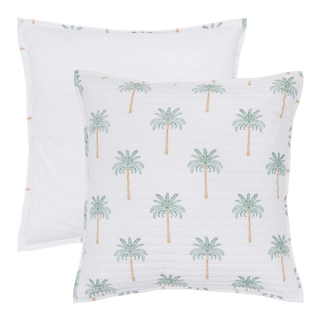 Del Sol Palm European Pillowcase by Habitat