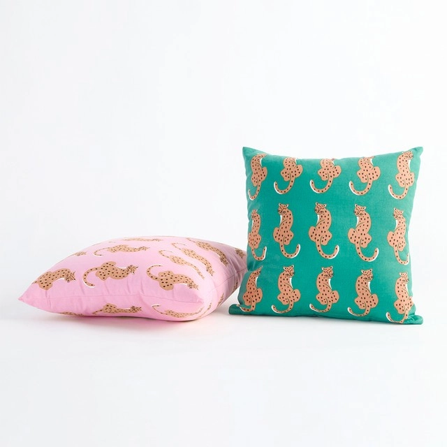 Jungle Leopard Cushion Cover by Habitat