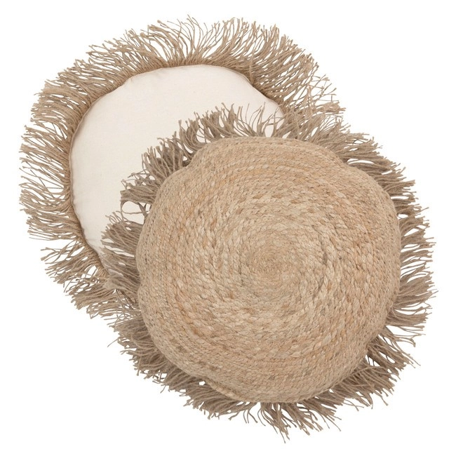 Jute Round Cushion by Habitat