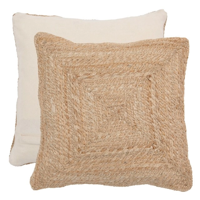 Jute Square Cushion by Habitat