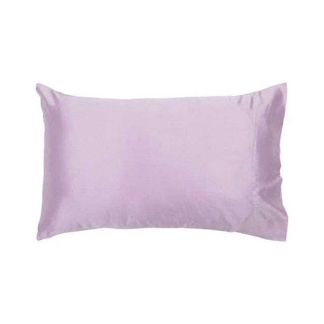 Mulberry Silk Lilac Pillowcase by M.U.S.E.