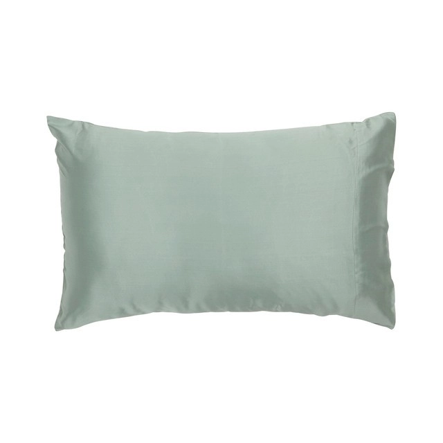 Mulberry Silk Sage Pillowcase by M.U.S.E.