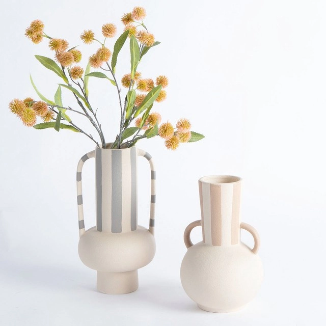 Sandy Stripe Vase by M.U.S.E.