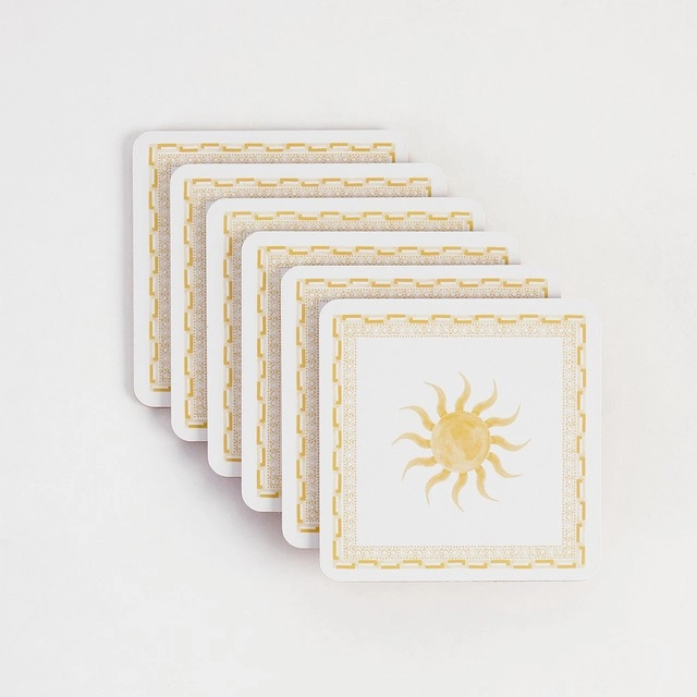 Sun Seeker Cork Coaster 6 Pack by M.U.S.E.