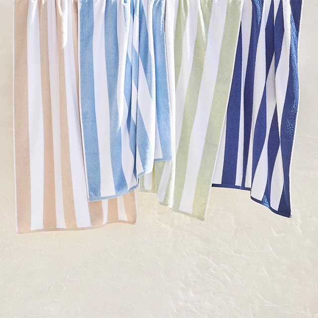 Sundays Byron Stripe Beach Towel by Pillow Talk