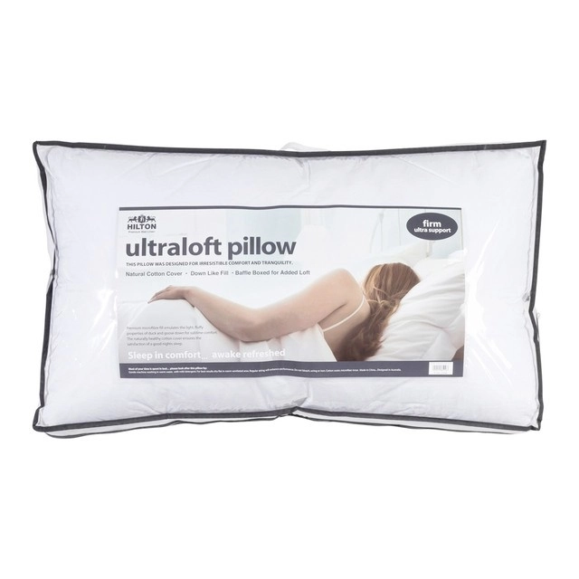 Ultra Loft Firm Microfibre Pillow by Hilton