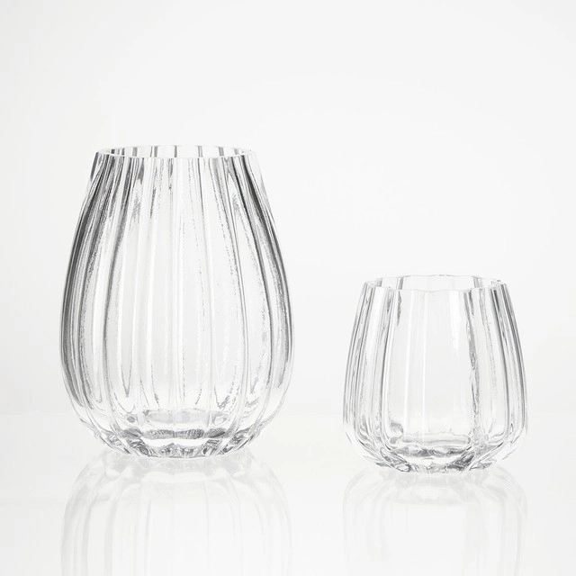 Walter Clear Glass Candle Holder by M.U.S.E.