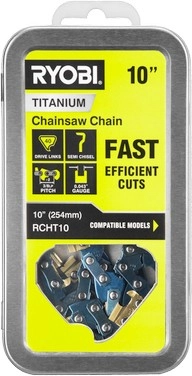 Ryobi 10” Titanium Chainsaw Chain