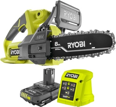 Ryobi 18V One+ 8”(203mm) Pruning Chainsaw 2.0Ah Kit