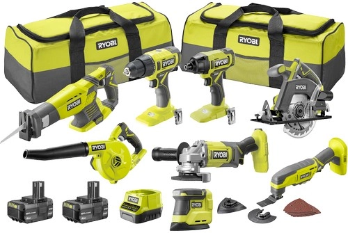 Ryobi 18V One+ 8‑Piece Kit