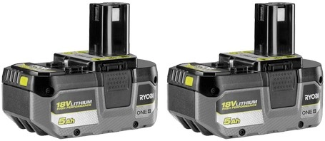 Ryobi 18V One+ HP™ 5.0Ah Battery Twin Pack