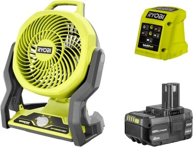 Ryobi 18V One+ Hyrbid Fan 4.0Ah Kit