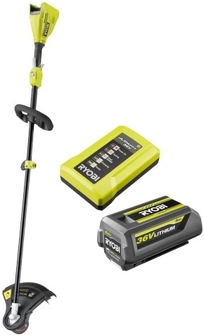 Ryobi 36V Brushless 40cm Straight Shaft Line Trimmer 4.0Ah Kit