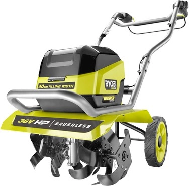 Ryobi 36V HP™ Brushless 40cm Front Tine Cultivator 6.0Ah Kit