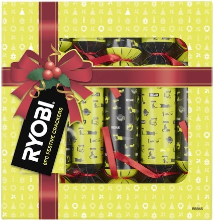 Ryobi 6‑Piece Festive Crackers