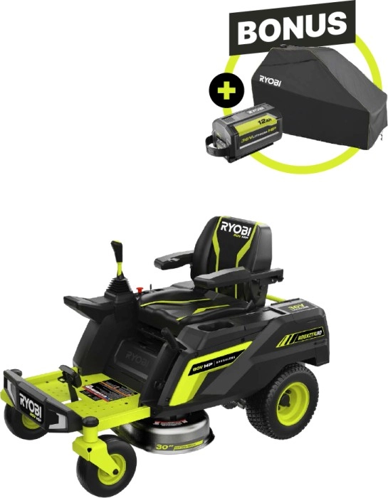 Ryobi 80V HP™ 30” ZT Ride-On Mower