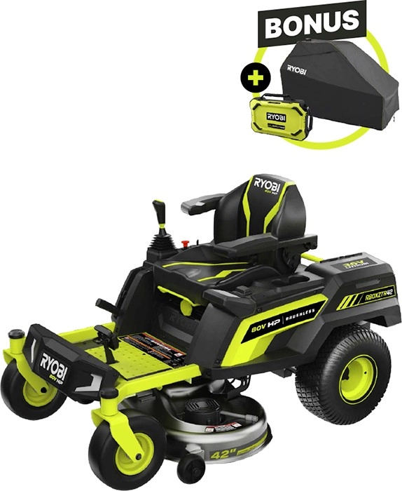 Ryobi 80V HP™ 42” ZT Ride-On Mower