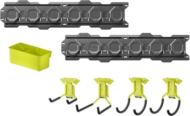 Ryobi LINK™ 7‑piece Wall Storage Kit - with Screws