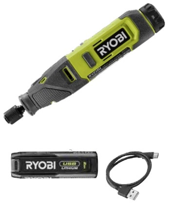 Ryobi USB Lithium Rotary Tool Kit