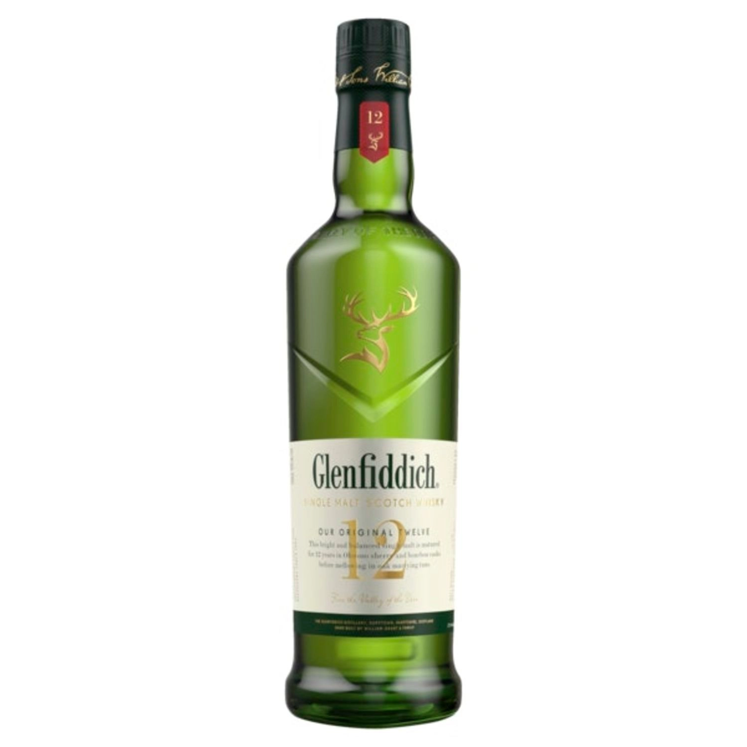 Glenfiddich 12YO Single Malt Scotch Whisky