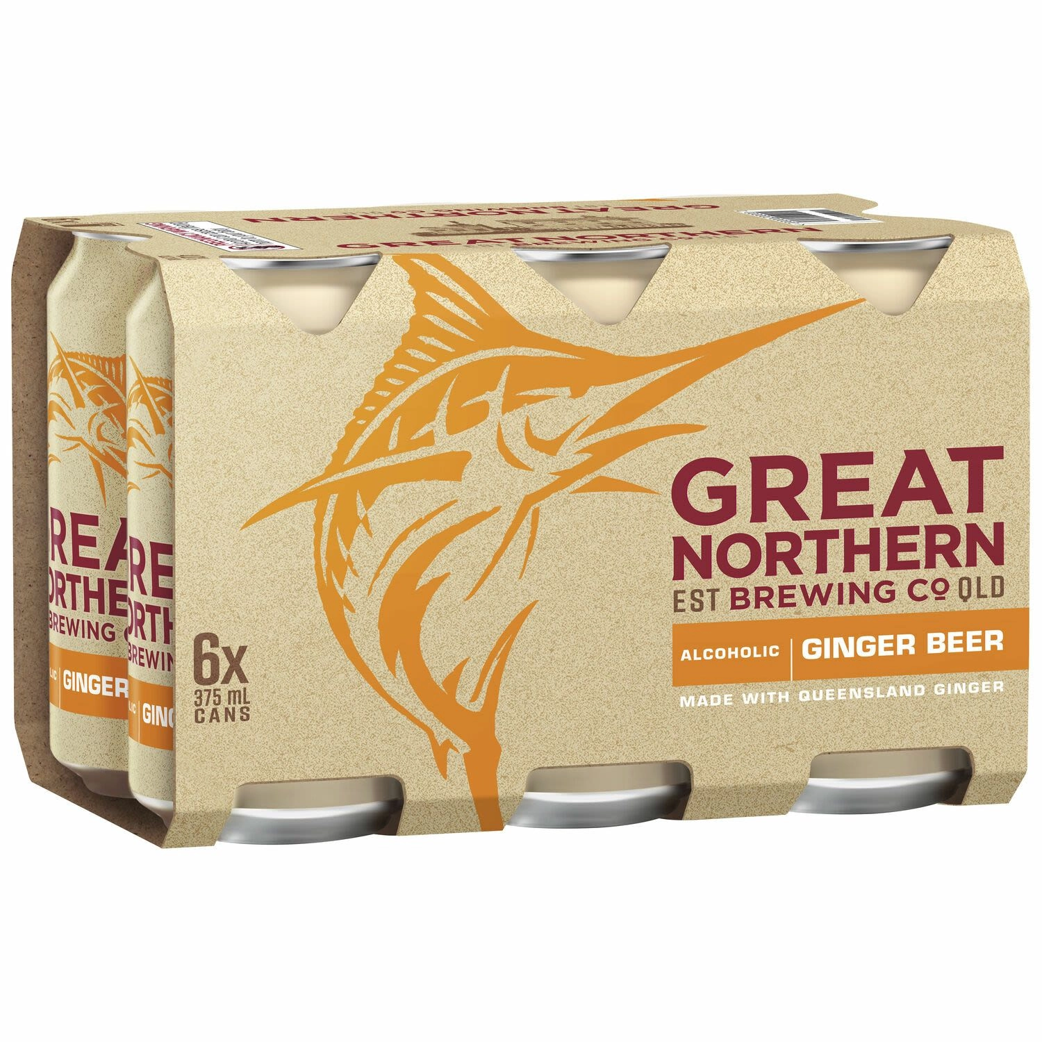 Great Northern Alcoholic Ginger Beer Cans 375ml