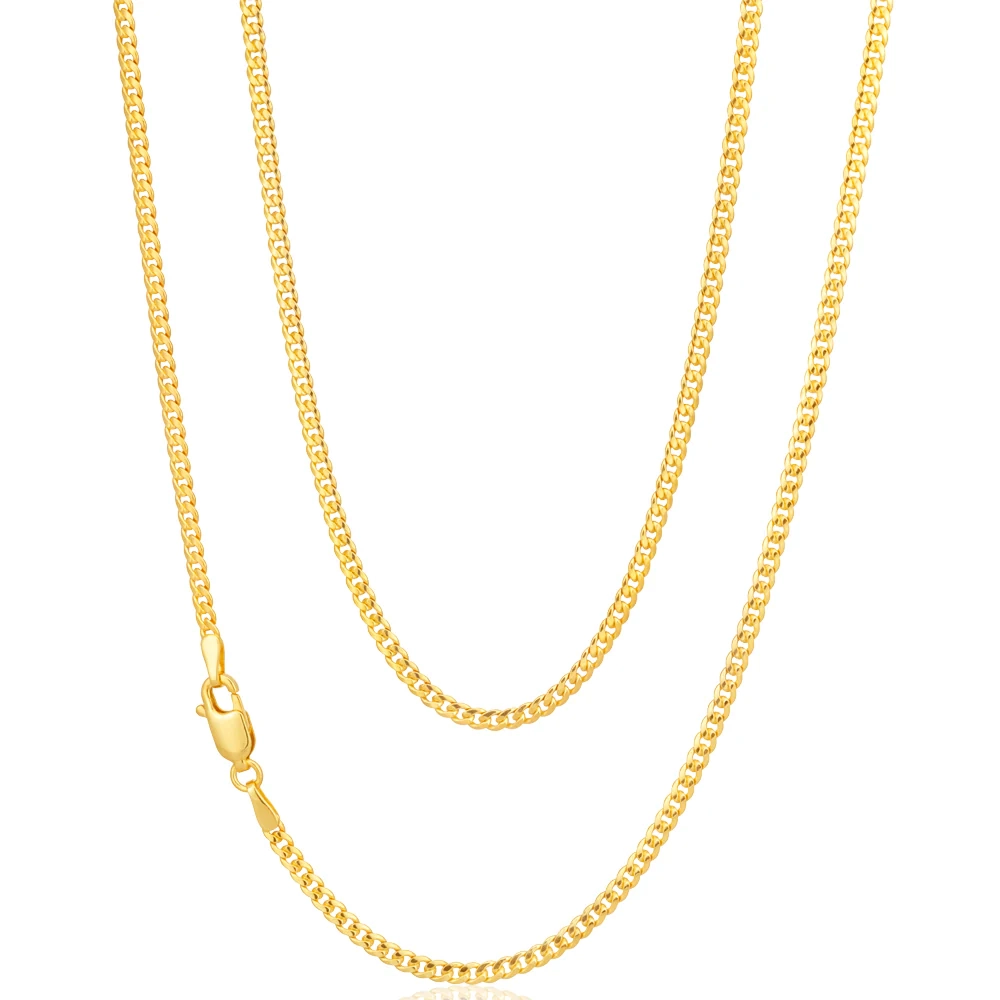 9ct Gold Filled Curb 40cm Chain 60 Gauge – Shiels Jewellers