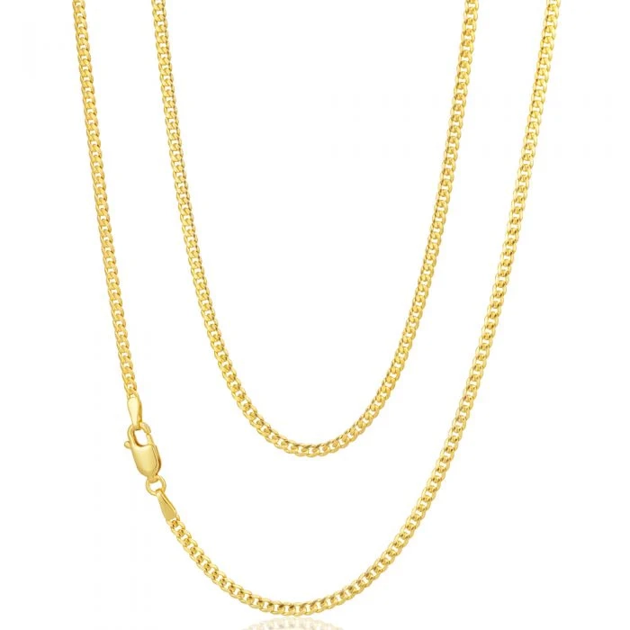 9ct Gold Filled Curb 50cm Chain 60 Gauge – Shiels Jewellers